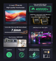 BMAX i11 Power 4G Tablet 11'' 2K IPS, MediaTek Helio G99, 16GB RAM 256GB ROM 1TB Expandible, 16MP+8MP Cámara, Android 13 - details 1