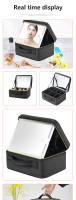 Estuche De Maquillaje Para Mujer Con Espejo Y Gran Capacidad LED Inteligente Estuche De Belleza Y Cuidado De La Piel De Viaje Estilo Fashion - details 9