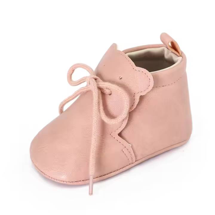 Botitas De Primavera Para Bebé PU Suaves Y Cálidas Con Cubierta De Tobillo Para Caminar Por Primera Vez Tallas Para 0-18 Meses - 1