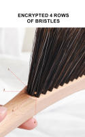 Cepillo De Camas Con Mango Largo Para Hoteles Cepillo De Bricioleta Suave Para Eliminar Polvo Y Limpieza De Suelos De Madera Y Características Domésticas - details 4