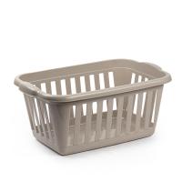 Cesta para la Colada Rectangular de Plástico 60 x 40 x 26 cm - Cesto de Lavandería, Canasta para la Colada con Asas - color se envía aleatorio - details 3