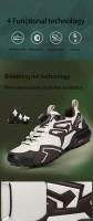 Zapatos De Senderismo Para Hombre 2024 Talla Grande Transpirables Antideslizantes Con Hebilla Y Punta Redonda Para Ciclismo Y Deportes Al Aire Libre - details 4