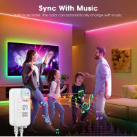 Tira De Luces LED COB RGBIC Inteligente WiFi Tuya 12V WS2811 Para Decoración De Habitaciones Dormitorio Gamero Pared Cuerda De Iluminación - details 8