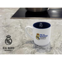 Real Madrid Taza Cerámica 380ml, Diseño con Escudo, Producto Oficial Real Madrid, Regalo Cumpleaños Niños, Niñas y Adultos, Navidad, Reyes, Taza Fútbol, color Blanco - details 2