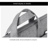 Bolso De Hombro Para Laptop QINNXER 15.6 Pulgadas Portátil Para Hombres Y Mujeres Bolsa De Hombro Para Portátiles De 13/14/15 Pulgadas Estilo Business - details 36