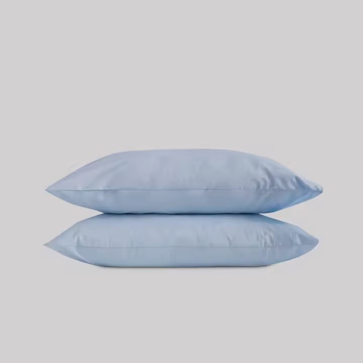 Funda de Almohada Karamelo Liso Azulón - 1