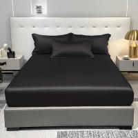 Edredón De Seda Negra Sólida Para Todas Las Estaciones Para Hombres Y Mujeres Estilo Simple Y Moda Para Dormitorio Y Hotel - details 1