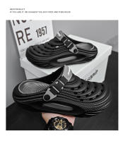 Nuevos Pantuflas Masaje Para Hombre 2025 Sandalias Casuales De Playa Comodidad Grande Tamaño 40-45 Plataforma Medio Tacón Invierno Interior Exterior - details 20