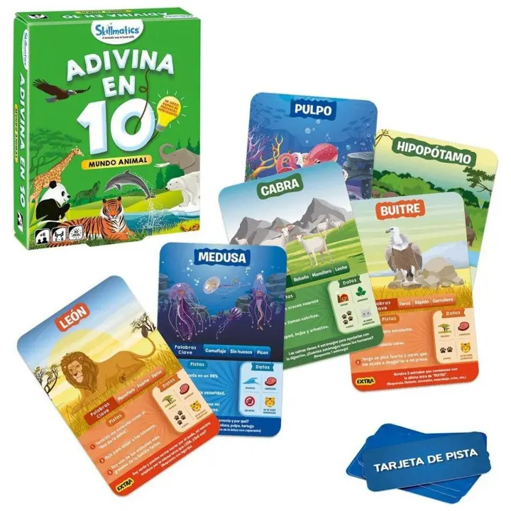 Juego Clásico Para Niños De 6 + Años Ludilo Adivina En 10 Mundo Animal - 1