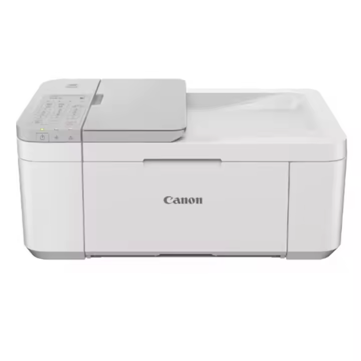 Canon - Impresora multifunción PIXMA TR4756i de inyección de tinta A4 con WiFi, escáner, copia y fax, resolución 4800 x 1200 ppp, impresión a doble cara automática, color blanca - 1