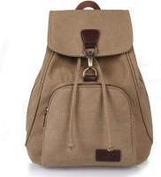 Mochila Vintage with Cordón para Mujer y Niña, Morral pequeño de Lona a la moda, Bolso de viaje Escolar informal multiusos - details 0