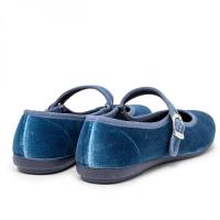 VULLADI 5409-032 Zapatillas de lona mujer 30377 XL MERCEDES TERCIOPELO PETROLEO - details 1