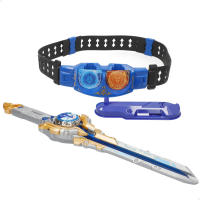 Infinity Nado - Master Belt Battle Set, Peonza Fury Wave Dragon (Dragón de Agua), 3D, espada lanzador, 48 cm, cinturón maestro, luces LED, 4 modos de juego, juegos de peonzas, pilas incluidas, juego de batalla - details 0