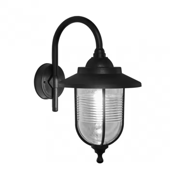 Aplique Exterior FABRILAMP Canela Negro Policarbonato 45,2x25,2x34,2 Cm - 1