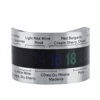 Termómetro De Vino De Acero Inoxidable Con LCD Pulsera Sensor De Temperatura Para Botella De Cerveza Y Vinos Rojos - details 4