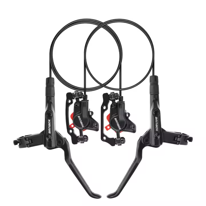 Freno De Disco Hidráulico BANBOK MTB 2 Pistones Calipero De Aceite Con Tubo De 800/1450mm Y Rotor De 160mm Palanca De 3 Dedos Para Bicicletas Piezas De Repuesto - 1