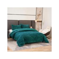 MIRAMAX-Manta borrego invierno polar manta gruesa duvet sherpa con 2 fundas de cojin, mantas grandes para cama 90cm, 135cm, 150cm, mantas sofa suave, caliente y cómoda - details 1