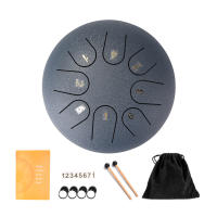 Mini Tambor De Lengüeta De Acero De 6 Pulgadas Con 8 Notas Incluye Bolsa De Almacenamiento Regalo Musical Para Principiantes Y Drummer - details 0