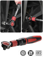 Llave De Juego Reversible De Acero Inoxidable 3/8 Pulgada Con Cabeza Flexible Y Deslizamiento Rápido Herramienta De Mano Con 72 Dientes - details 5