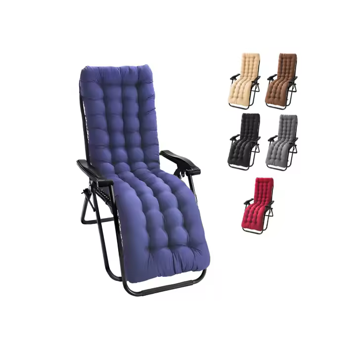 Mediawave Store Silla plegable con cojín Zero Gravity Back Sillón reclinable - 1