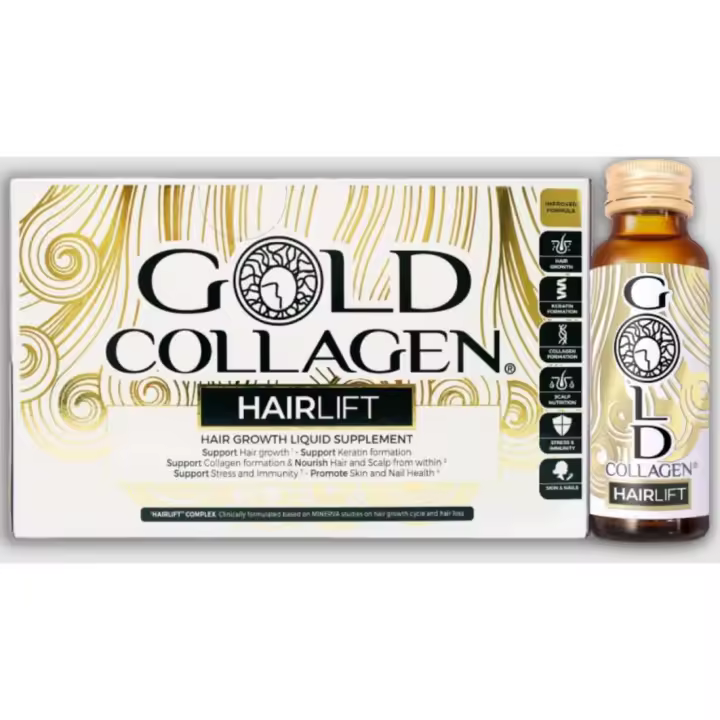 Minerva Gold Collagen Hairlift- 10 frascos de 50ml - 1