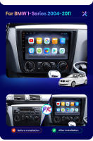 AWESAFE inalámbrico CarPlay Android Auto Radio para BMW 1 Series E81 E82 E87 E88 2004 2005 2006 2007 2008 2009 2010 2011 2012 coche reproductor multimedia GPS 2 din autoradio volante controles RDS Bluetooth - details 4