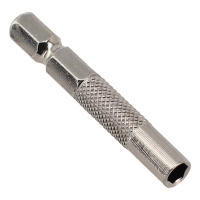 Adaptador De Destornillador 2x 1/4'' a 6.35mm Con Rosca Hexagonal Extensión De Destornillador De Impulso Y Soporte De Taladro Eléctrico - details 4