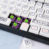 Graffiti Keycap XDA Perfil PBT 125 Teclas Para Teclado Mécanico MX Switch Accesorios Personalizados De Anime Lindo - details 5