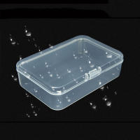 Caja De Joyería Rectangular De Plástico Transparente 5PCS Caja De Almacenamiento Ecológica Para Componentes Y Tarjetas De Identificación - details 8