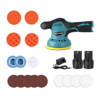 12V Cordless Car Polisher 8 Gears 380W Lithium Electric Polishing Waxing Machine For Repairing Scratches Wireless Sander Polish - details 0