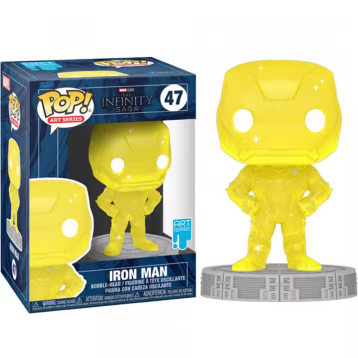 FUNKO POP MARVEL INFINITY SAGA IRON MAN GEMA DE LA MENTE 57617 - 1