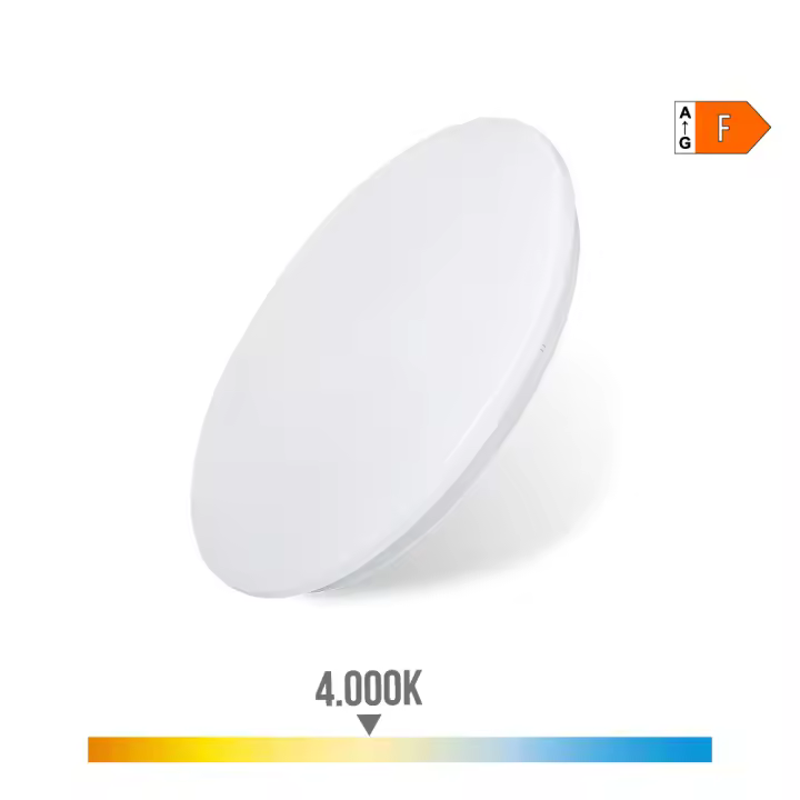 Plafon LED de Superficie 18W 4000K ø33x6,6cm Edm - 1