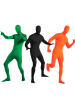 Traje De Zentai Negro Para Hombres Y Mujeres Traje De Cosplay Tight Skin Jumpsuit De Spandex Para Halloween Y Carnaval - details 1