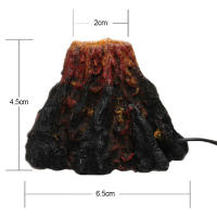 Adorno De Acuario Volcánico Con Piedra De Burbujas Y Bomba De Oxígeno Para Tanque De Peces Material No Tóxico Decoración Artificiosa De Pumice - details 4