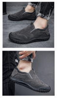 Zapatos De Trabajo Para Hombre Casual Transpirables Loafers Ligeros De Verano Antideslizantes Con Suela Suave Para Playa Y Interior - details 13