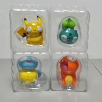 Figuras De Acción Pokemon Kawaii Con Ojos Grandes Pikachu Charmander Bulbasaur Decoración Divertida Para Vehículos Regalo Para Fans De Anime Tamaño 5-7cm Unisex - details 2