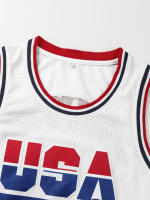 Camiseta De Baloncesto Para Hombres USA#15 Transpirable Cuello Redondo Deportiva Sin Mangas Uniforme De Entrenamiento Para Niños Nuevo Diseño Tops - details 3