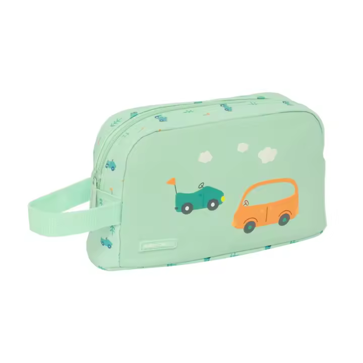 Portadesayunos Termo Fácil Limpieza Safta Preescolar "Coches" 21,5X12X6,5Cm (842456859) - 1