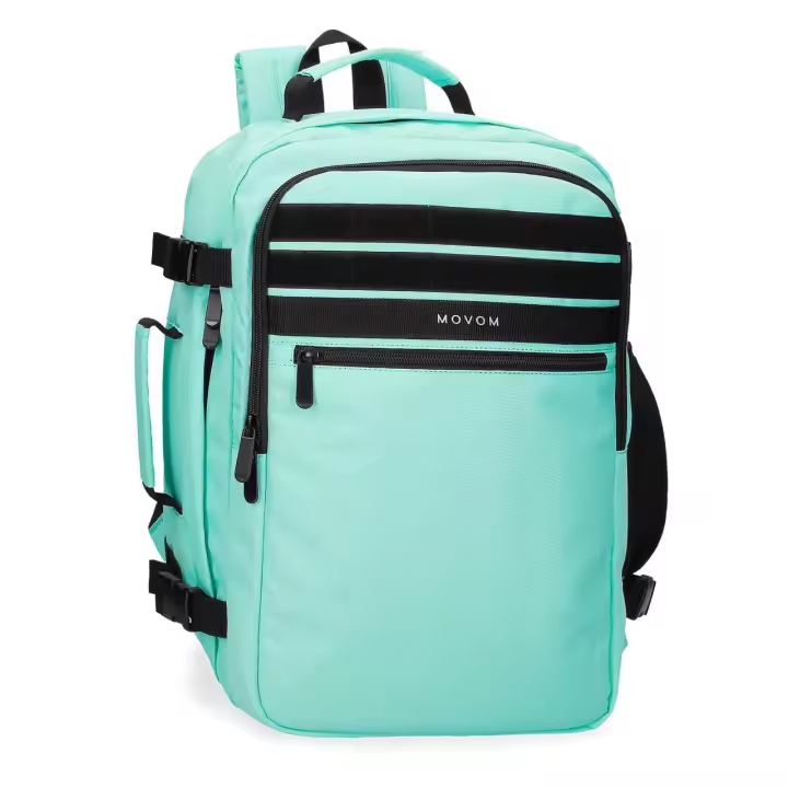 Mochila de viaje Movom Foster 40 cm turquesa dos compartimentos - 1