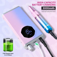Máquina De Uñas Eléctrica Portátil Profesional 40000RPM Recargable Bajo Ruido Para Manicura Y Peluquería De Perros Herramienta De Esmeriladora De Uñas - details 4