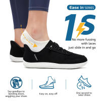 Zapatillas De Paseo HOBIBEAR Unisex Cansancho Ajustable Ligero Y Minimalista Para Hombre Y Mujer Con Lazo Superior De Algodón Y Suela De Goma - details 7