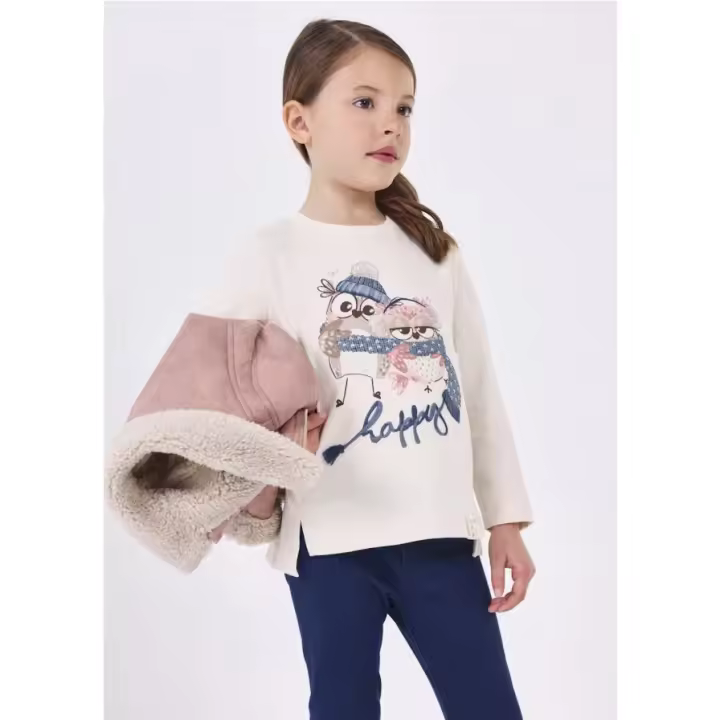 Mayoral Conjunto Leggings Knit Denim - 1