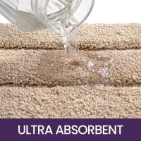 Alfombra de Baño Antideslizante,Alfombra Baño Microfibra,Alfombrilla de baño Lavable a Máquina,Súper Absorbente,Ultra Suave (40 x 60 cm,Beige) - details 2