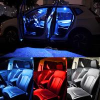 10X Lámparas LED COB Vidrio 6000K Blanco Para Auto Placa De Licencia Domo Lámpara De Lectura DRL Búho Lateral Puerta Luz De Retroiluminación - details 13