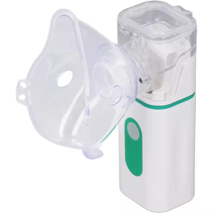 Nebulizador Portátil, Nebulizador Portátil, Atomizador De Malla De Mano, Inhalador De Niebla Fría para Respirar, para Viajes Diarios En El Hogar, 1,5 W, Verde - 1
