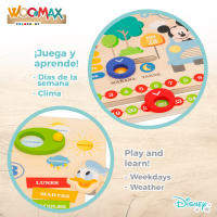 WOOMAX Disney Calendario de madera 30x30x3,5cm - details 2