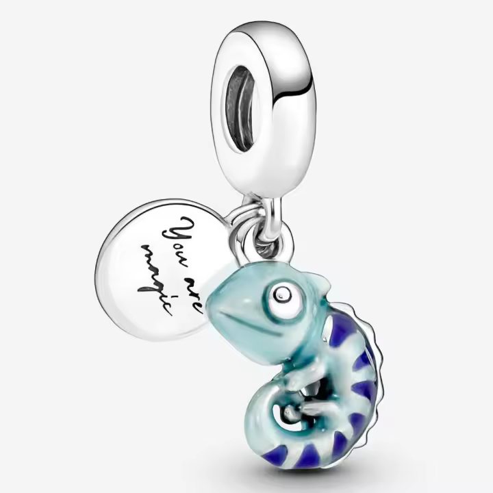 Pandora Charm de Colgante en Plata de Ley Camaleón 791676C01，Incluye Caja Original - 1