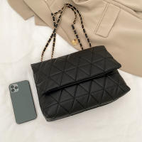 Bolso De Hombro Para Mujer Con Tirador De Cadena Casual Estampado a Cuadros Y Bordado Bolso Cruzado Versátil Para Trabajo Y Día a Día - details 0