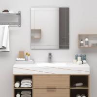 vidaXL Espejo de pared vidrio en dimensiones 60 x 40 cm/80 x 60 cm/100 x 60 cm y más | decorativo de pared para baño dormitorio recibidor moderno - details 2