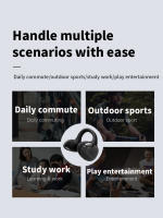 Auriculares inalámbricos Bluetooth con clip para la oreja, alta calidad, batería de larga duración, baja latencia, reducción de ruido, auriculares para juegos y deportes - details 11